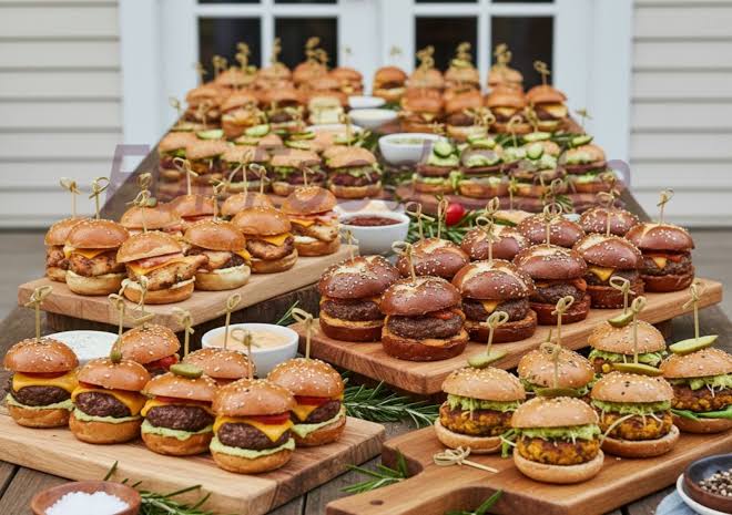 Mini Sliders Platter