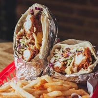 Crispy chicken wrap