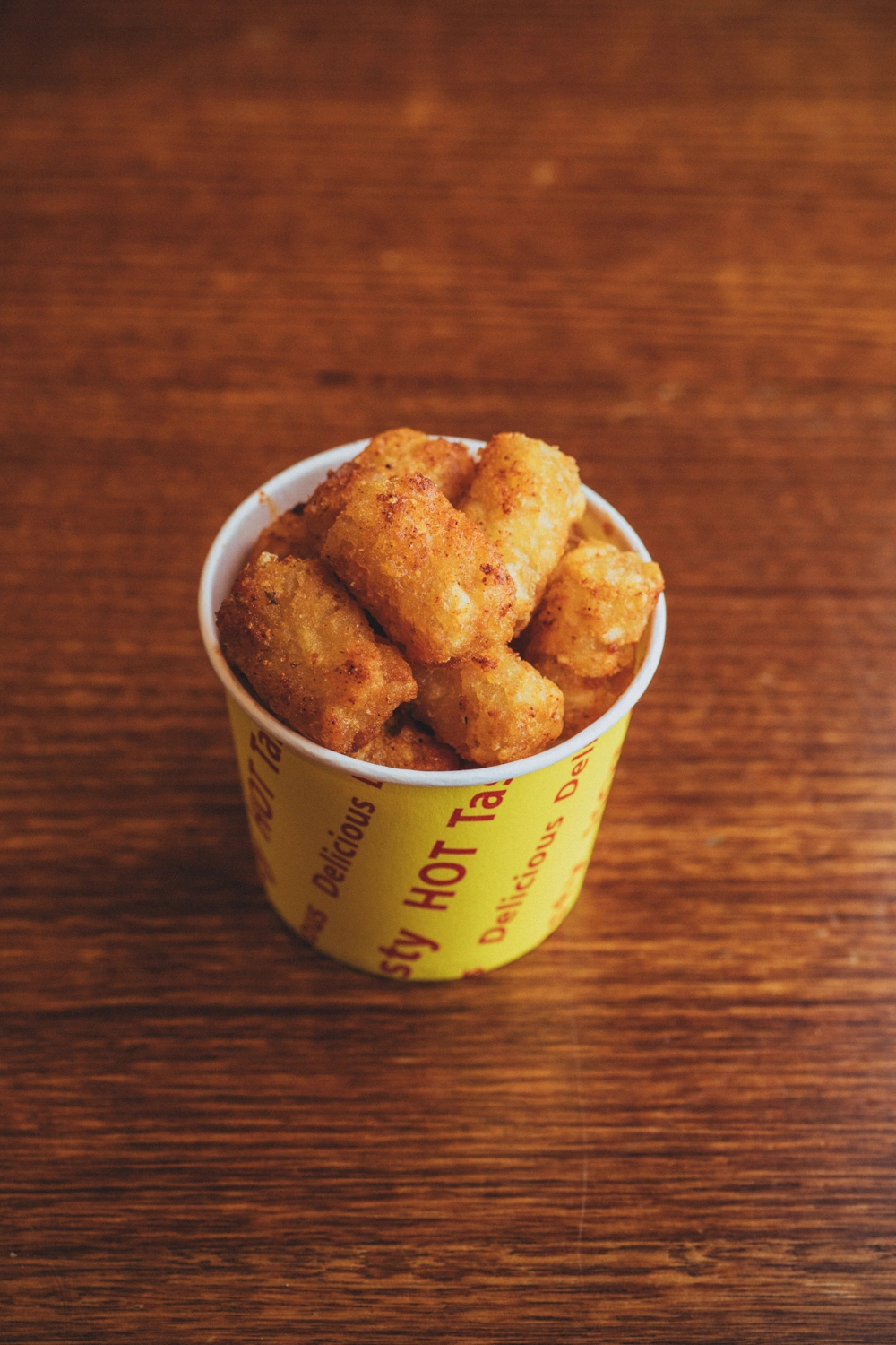 Crispy hot tots